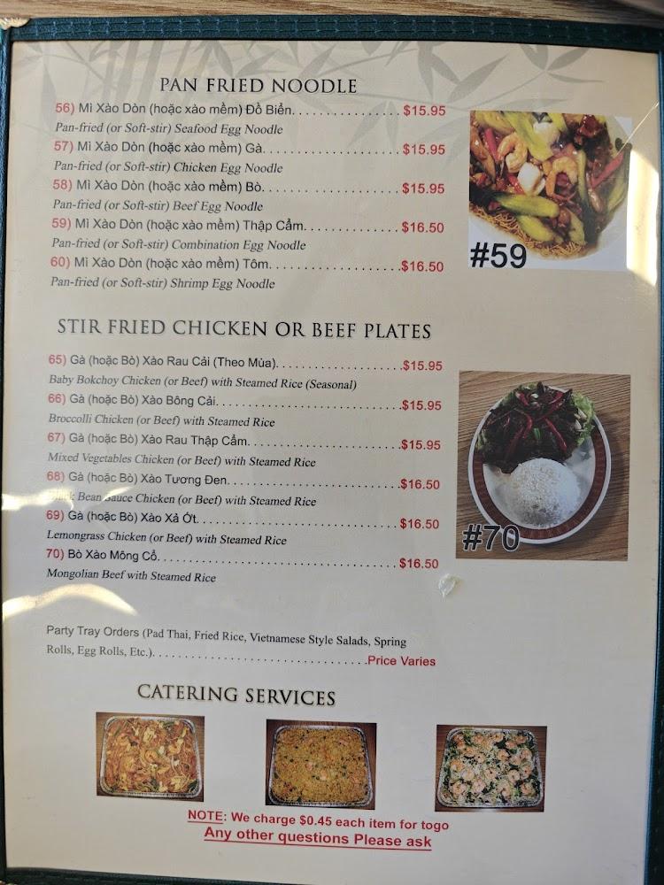 Phở Bình Minh Restaurant Menu image 2